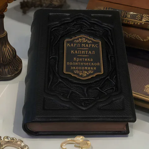 Карл Маркс. Капитал. Критика современной эпохи — книга в коже