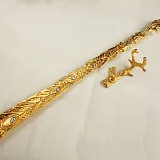 Ложка для обуви "Павлин". Позолоченная — фотография 5