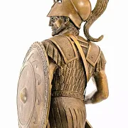 Композиция «Воин из Спарты» из бронзы — фотография 4