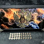 Нарды под стеклом «Держава» — фотография 10