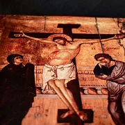 Икона "Распятие Иисуса Христа " +подставка — фотография 6