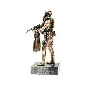 Статуэтка «Водолаз» из бронзы (165×70×70 мм) — фотография 2