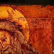 Икона под старину "Святой Симеон Богоприимец" — фотография 4