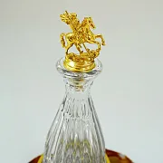 Графин "Георгий Победоносец" на агате. Златоуст — фотография 2