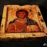 Икона "Христос Вседержитель" дерево, ручная работа — фотография 5
