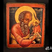 Икона деревянная "Иоанн Богослов" — фотография 2