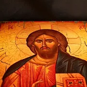 Икона "Христос Вседержитель" дерево, ручная работа — фотография 8