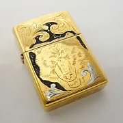Зажигалка Zippo оригинал "Охота на медведя" — фотография 2