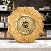 Барометр с термометром, настенный — фотография 1