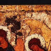 Икона "Пресвятая Троица" Андрея Рублева — фотография 7