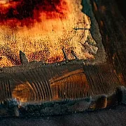 Авторская икона на дереве "Спас Нерукотворный" — фотография 6