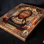 Икона "Спаситель с Евангелистами и Архангелами" — фотография 5